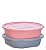 KIT 2 PCS ORGANIZA 1,2L RED NUDE - Imagem 1