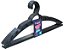 CABIDE ROUPAS SUPER RESISTENTE 05 PCS - PRETO - Imagem 1