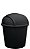 LIXEIRA BASCULANTE P/CANTO 7.5 LTS - PRETO - Imagem 1