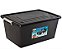 ORGANIZADOR C/ TRAVA 56L PRETA 57 X 34 X 41 CM - Imagem 1