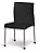 CADEIRA CROMO COLORS PRETA - 83 X 55 CM (SUPORTA ATE 150 KG) - Imagem 1