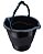 BALDE 10 LITROS C/ BICO DUPLO PRETO - Imagem 1