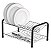 BLACK - ESCORREDOR BERCO TUBO - P/ 12 PRATOS 40X25,5X25,5 CM - Imagem 1