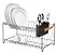 ECO - ESCORREDOR DUPLO C/ PORTA TALHER / COPO P/ 12 PRATOS 44X25,6X21 CM - Imagem 1