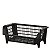 ORGANIZ. EMPILHAVEL PRETO - 54 X 37 X 23 CM - Imagem 1