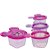 CJ CONECTS POTE RED C/ 3 PCS MINNIE - 130 / 240 / 430 ML - Imagem 1