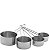 XICARAS MEDIDORAS INOX 4 PCS - 250/125/80/60 ML - Imagem 1
