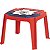 MESA INFANTIL VERMELHO - LABEL ARANHA - Imagem 1