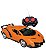 ZIPPY - CARRO CONTROLE REMOTO LAMBO LARANJA 20CM - Imagem 1