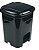 LIXEIRA C/ PEDAL 16L PRETA - Imagem 1