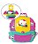 HELLO KITTY - MOCHILA C/ BONECA 100% VINIL - Imagem 1