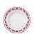 OPALINE MENU PRATO FUNDO 23 CMS VERMELHO DEC - CAIXA C/ 24 PEÇAS - Imagem 1