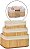 BAMBU - CESTO DOBRAVEL JG C/ 03 PCS CLARO - Imagem 1