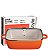 COOK & CHEF - CACAROLA QUAD 28 X 28 X 7 CM LARANJA 4,1L - Imagem 1