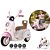 ZIPPY - MINI MOTO ELETRICO 6V SCOOTER ROSA - Imagem 1
