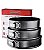 ANTIADERENTE - FORMA RED C/ FUNDO REMOVIVEL JG C/ 03 PCS - 24 / 26 / 28CM - Imagem 1