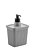 PORTA SABONETE LIQUIDO 600ML JUTA CINZA - Imagem 1