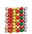 BOLA MISTA DECORADA 4CM C/08 PCS 2MOD - Imagem 1