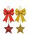 ENFEITE DE NATAL LACO ESTRELA GLITER 30CM SORT - Imagem 1