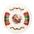 MELAMINE NATAL - PETISQUEIRA 33CM RED 5 DIV - Imagem 1
