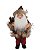 PAPAI NOEL 25CM CASACO PELUCIA XADREZ - Imagem 1