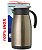 GARRAFA TERMICA 1L PAREDE DUPLA INOX BRONZE - Imagem 1