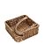 NATURAL - PORTA GUARDANAPO GRANDE 18 X 18 X 7,5 CM - Imagem 1