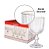 GLASS - TACA 370ML JG C/ 06 PCS GRAFFIATO BORDA DOURADA - Imagem 1