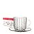 GLASS - XICARA C/ PIRES 240ML RATTAN JG C/ 06 PCS - Imagem 1