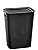 CESTO RATTAN RET 27L PRETO - Imagem 1