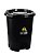 LIXEIRA C/ PEDAL 14L BLACK - Imagem 1