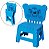 POLTRONA INFANTIL AZUL DOBRÁVEL C/ LABEL - 33,2 X 6 X 46,8 CM - Imagem 1