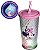 COPO LED C/ TAMPA E CANUDO 490 ML MINNIE ROSA - CAIXA C/ 8 PEÇAS - Imagem 1
