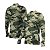 Camisa Pesca Mar Negro Premium Zíper Uv50 Camuflado Peixes - Imagem 3