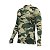 Camisa Pesca Mar Negro Premium Zíper Uv50 Camuflado Peixes - Imagem 1