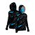 Camisa Pesca Mar Negro X-Protect 360 Sublimada Camo Blue - Imagem 3