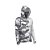 Camisa Pesca Mar Negro X-Protect 360 Sublimada Silver Rio - Imagem 1