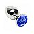 Plug Anal Azul Céu Pequeno 7 cm x 3 cm - Imagem 1