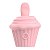 Vibrador de Clitóris Cupcake com Língua - Rosa - Imagem 1