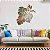 Quadro Escultura Folhas Tropicais em Madeira | Painel LevCut Decor - Imagem 4