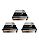KIT 3 FORMAS LATERAL REMOVÍVEL TIRAMISU SLICE CAKE BOLO DE FATIA GRANDE INOX COM TAMPA 30X30X10 CM - Imagem 1