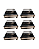 KIT 6 FORMAS LATERAL REMOVÍVEL TIRAMISU SLICE CAKE BOLO DE FATIA GRANDE INOX COM TAMPA 30X30X10 CM - Imagem 1