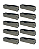 KIT 10 FORMAS LATERAL REMOVÍVEL TIRAMISU SLICE CAKE BOLO DE FATIA INOX 30X10X10 CM - Imagem 1