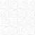 Porcelanato Branco Real Soft Relevo 3D 72x72cm - RXAR72730 - Imagem 1