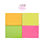 Bloco Adesivo Para Notas e Recados/ 4 Cores  ( Off Stick ) - Imagem 4