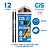 Kit Escolar  CIS - Lápis de Cor + 2 Lápis HB2 + Borracha + Apontador - Imagem 2