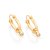 Brinco Rommanel Argola Infantil com Cristal Pendurado 522959 - Imagem 2