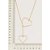 Colar Rommanel Gravata 2 Corações Gargantilha 72cm - 532186 - Imagem 4