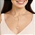 Colar Rommanel Gravata 2 Corações Gargantilha 72cm - 532186 - Imagem 2