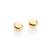 Brinco Rommanel bolinha 4mm Bola Folheada a ouro 18k- 520246 - Imagem 2